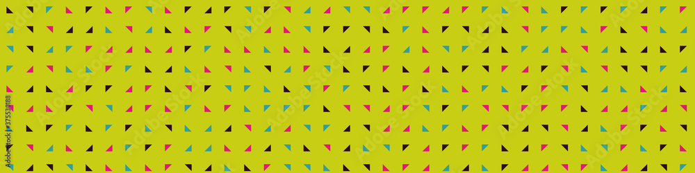 Abstract Color Halftone Dots generative art background illustration