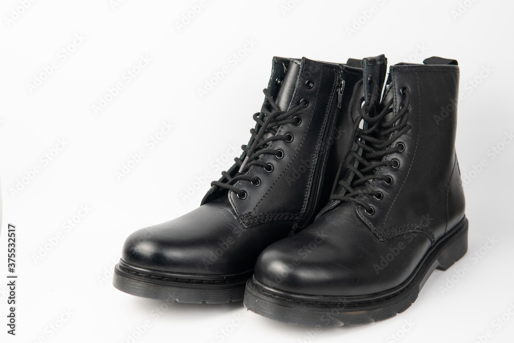 black leather boots black leather boots