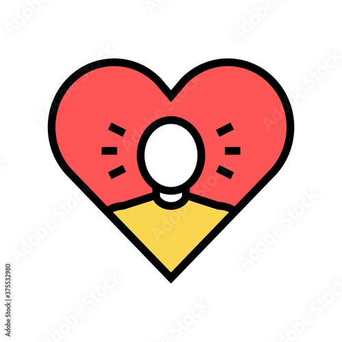 narcissism psychological problems color icon vector. narcissism psychological problems sign. isolated symbol illustration
