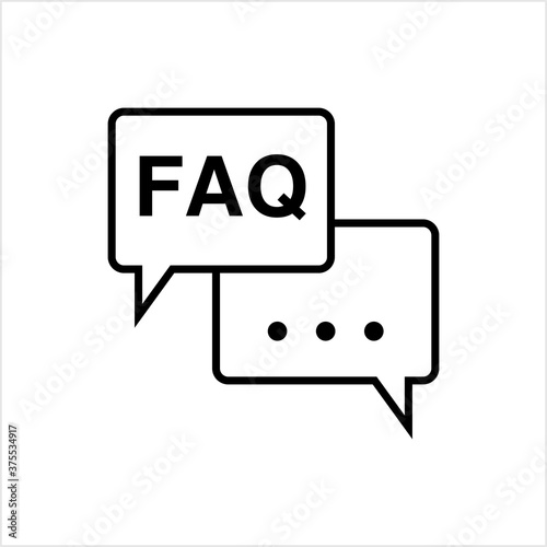 Faq Icon, Frequently Asked Question Answer