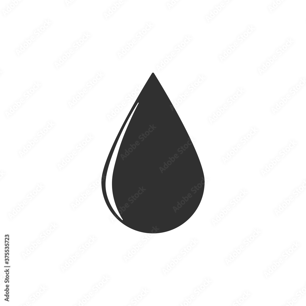 Water drop icon, graphic design template, vector illustration Water drop icon, graphic design template, vector illustration