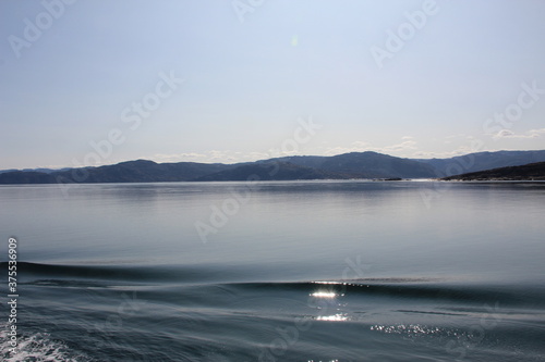 Cruising on Frobisher Bay, Nunavut, Canada.