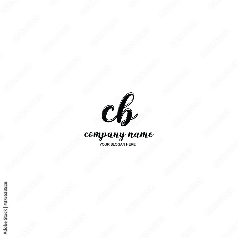 CB Initial handwriting logo template vector
CB Initial handwriting logo template vector