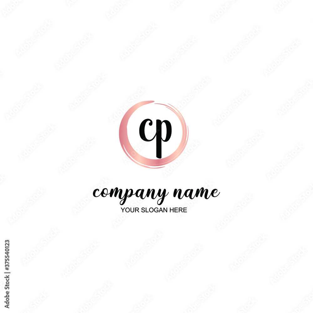 CP Initial handwriting logo template vector
CP Initial handwriting logo template vector