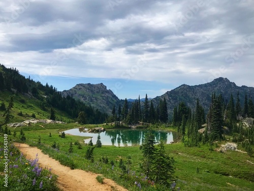 lake in the mountains