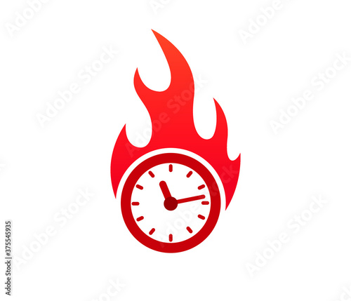 clock icons. Speedometer. abstract symbol of speed