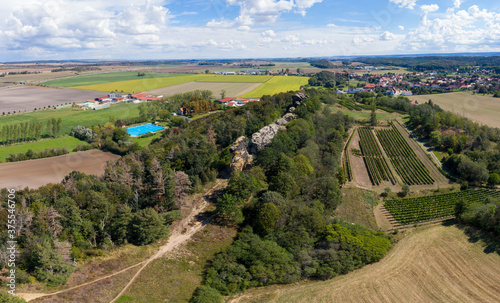 Teufelsmauer Kamelfelsen Westerhausen Luftbilder photo