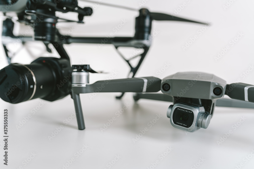 DJI Inspire 2 and Mavic 2 Pro drones Stock Photo | Adobe Stock