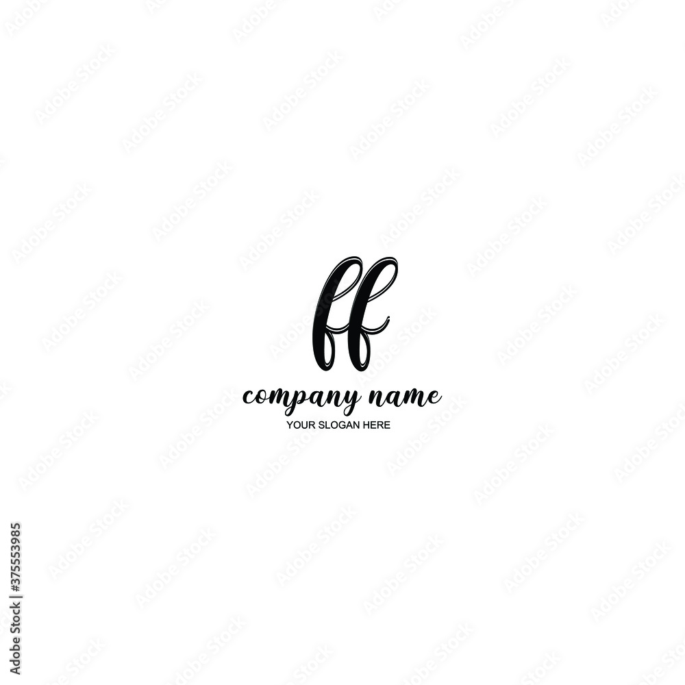 FF Initial handwriting logo template vector
FF Initial handwriting logo template vector