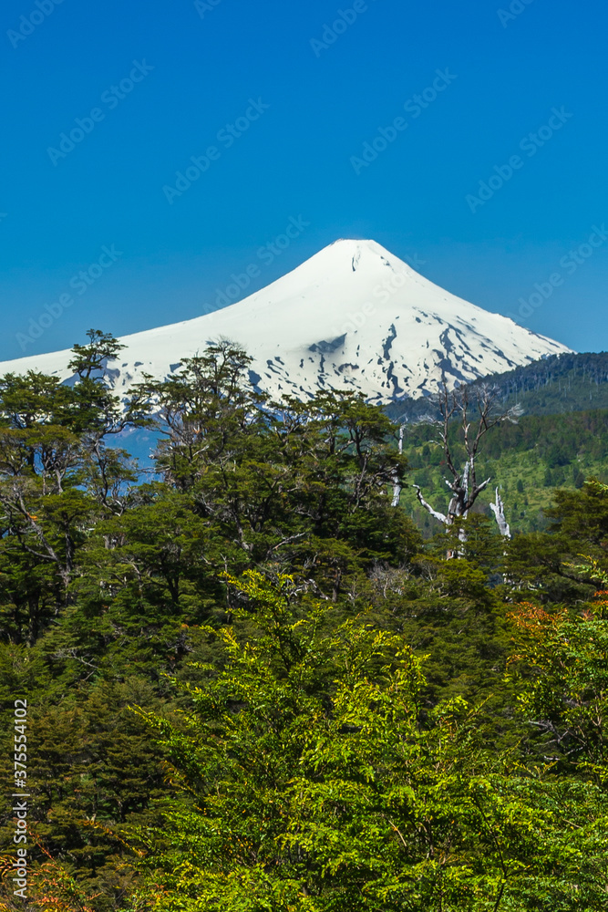 volcano osorno viewpoints blue water cabulco villarica chile volcan thaw river snow on top chile puerto varas puerto mont pucon villarica osorno blue water blue sky sunset