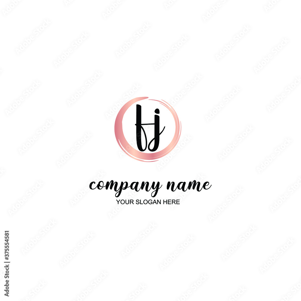 FJ Initial handwriting logo template vector
FJ Initial handwriting logo template vector