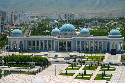 City Center of Ashgabat in Turkmenistan photo