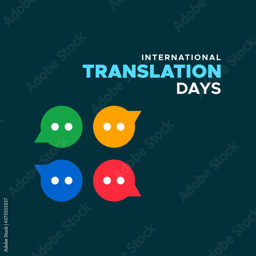 World Translation Day Vector Design Illustration