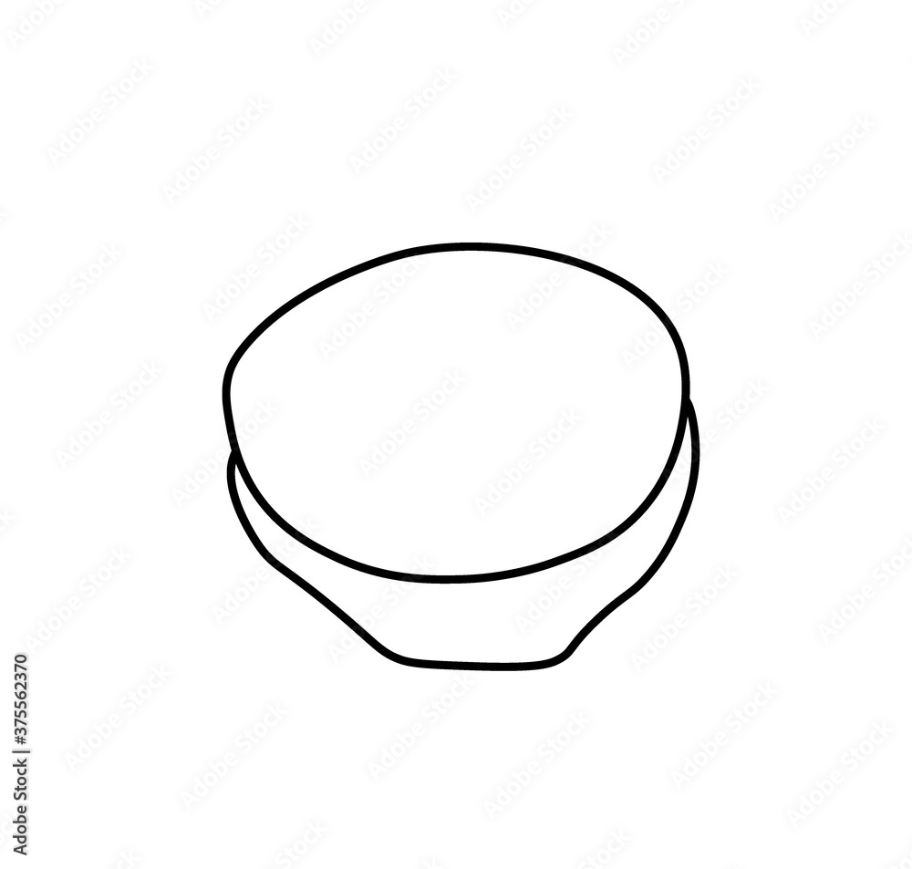 Vector plate with a black line.Simple food and cooking illustration in doodle style on a white isolated background hand drawn.Design for social networks,web,advertising,banners,menus,recipes. Vector plate with a black line.Simple food and cooking illustration in doodle style on a white isolated background hand drawn.Design for social networks,web,advertising,banners,menus,recipes.