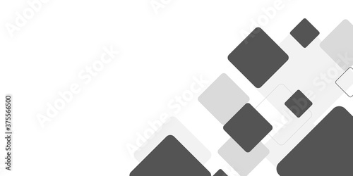 Grey white abstract background geometry shine and layer element vector for presentation design. Suit for business, corporate, institution, party, festive, seminar, and talks. 