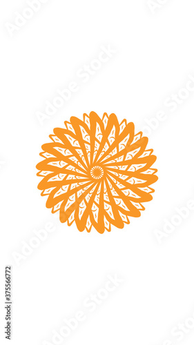 unique mandala design. very suitable for orange, tattoo and others