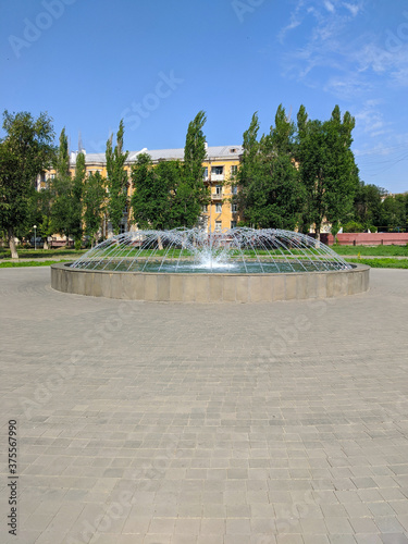 fountain in the park of Volgograd