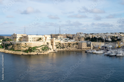 The three historic cities of Maltese glory - Senglea, Vittoriosa and Cospicua in the Grand Harbor of Malta