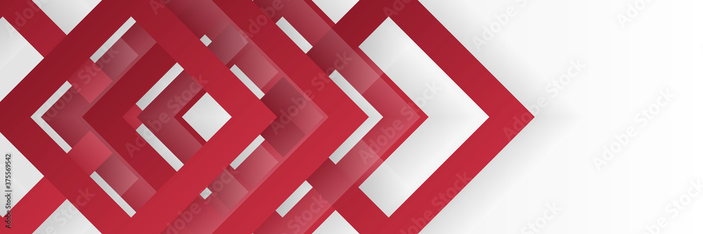 Abstract red and grey tech geometric banner design Abstract red and grey tech geometric banner design