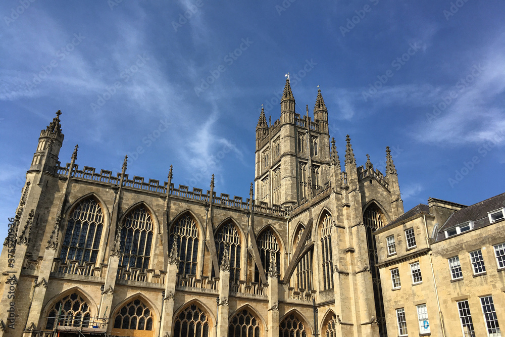 Bath Abbey in the centre of Bath, Somerset