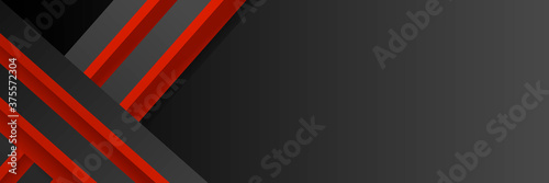 abstract metallic black red shiny color black frame layout modern tech design vector template background 