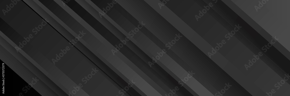 Obraz premium Black abstract banner background 