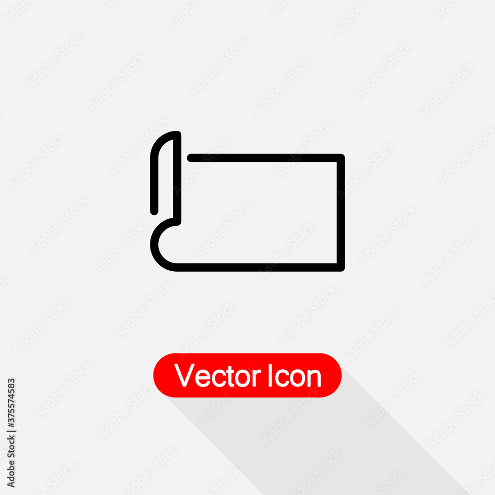 Yoga Mat Icon, Yoga Symbol Vector Illustration Eps10 Yoga Mat Icon, Yoga Symbol Vector Illustration Eps10