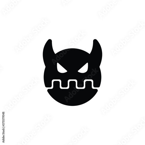 Devil icon vector, simple sign and symbol