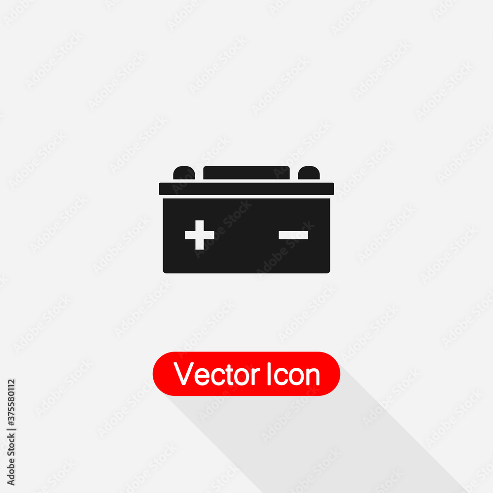 Car Battery Icon Vector Illustration Eps10 Car Battery Icon Vector Illustration Eps10