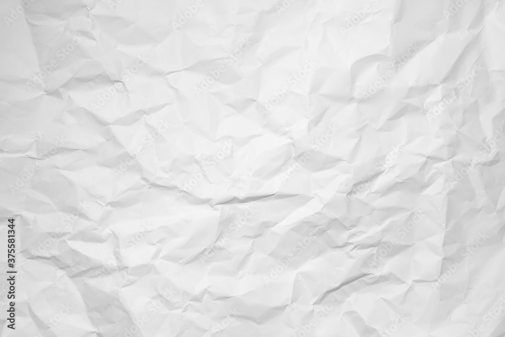 White crumpled paper texture background. White crumpled paper texture background.