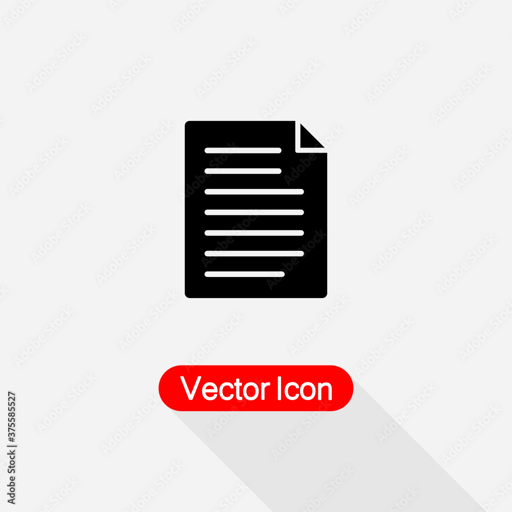 Document File Icon Vector Illustration Eps10 Document File Icon Vector Illustration Eps10