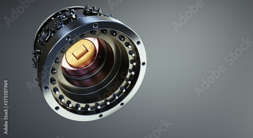 Photography quantum computer vacuum chamber