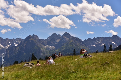 Rusinowa Polana Tatry lato Tatrzański Park Narodowy photo