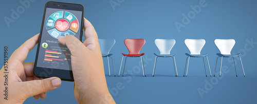 Healthcare app and waiting ...