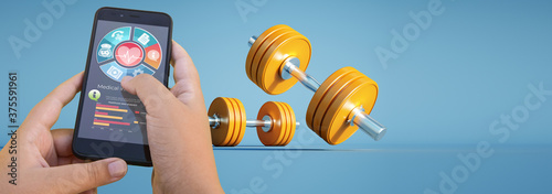 Healthcare app and sports