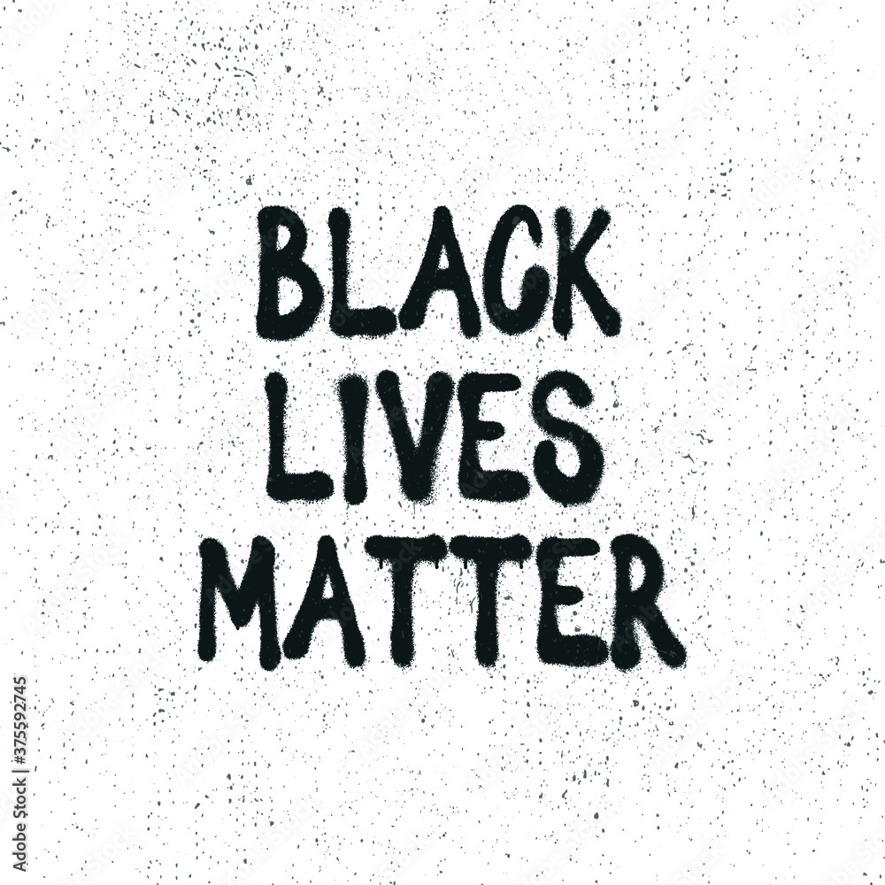 Fototapeta premium Black Lives Matter Equality Justice Strike