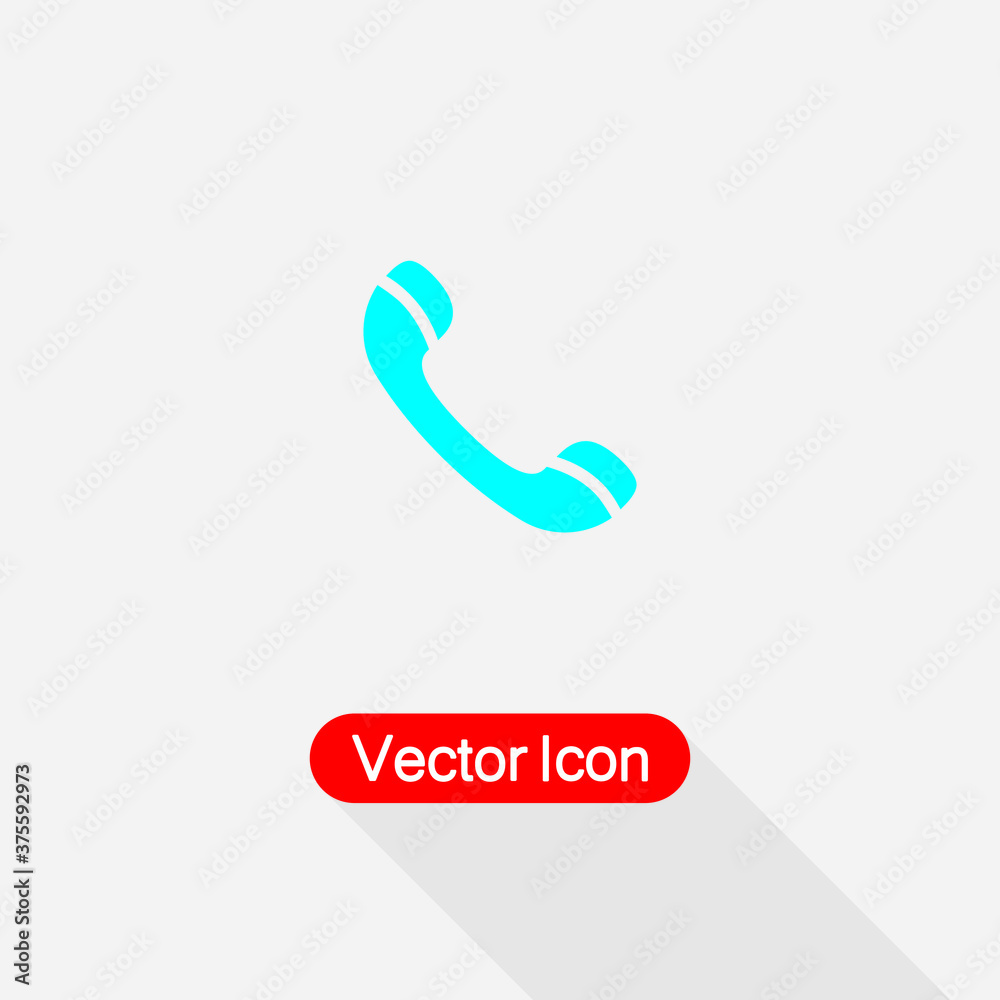 HandSet Icon, Phone Icon Vector Illustration Eps10 HandSet Icon, Phone Icon Vector Illustration Eps10
