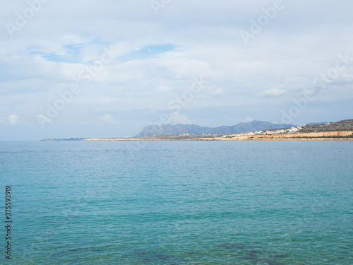 Greece Crete island chania town beach