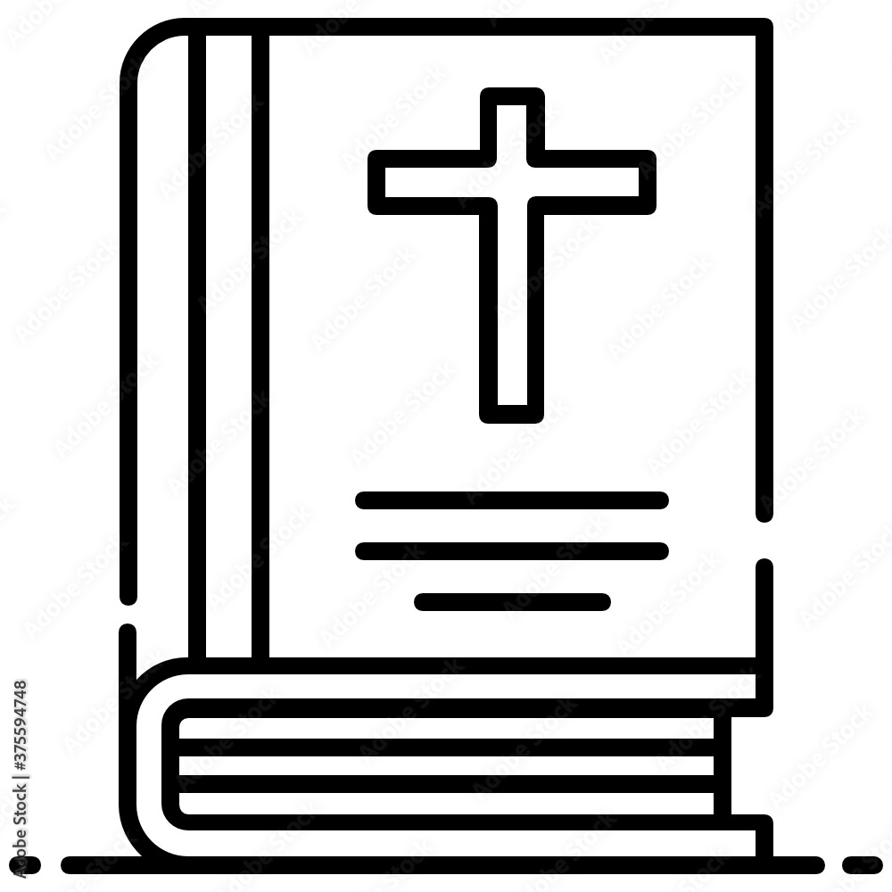 
Bible, a sacred writing or holy book in modern style 
