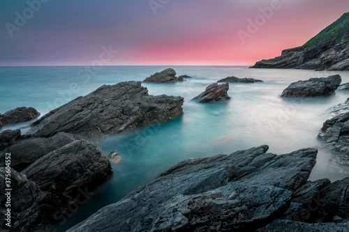 sunset on the coast © Jonas Daley