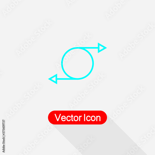 Free Download Rotation Arrows Icon Vector Illustration Eps10 - GFXLoad