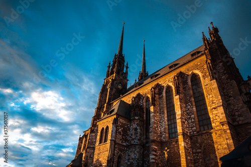 Cathedral of St. Peter and Paul in Brno, Czech Republic