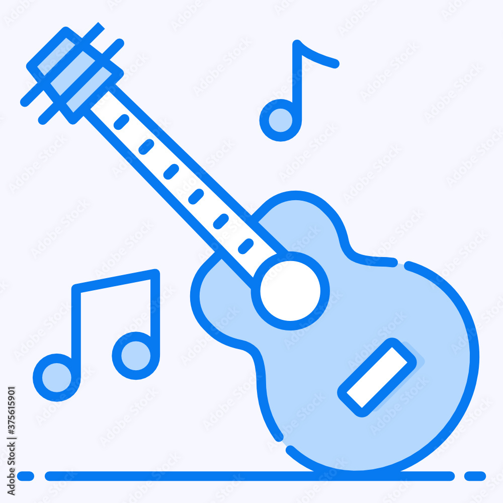 icon of musical instrument, guitar music
icon of musical instrument, guitar music