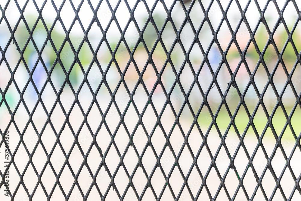 Iron wire fence. Fence grilles rust texture background. Fence Steel Background.