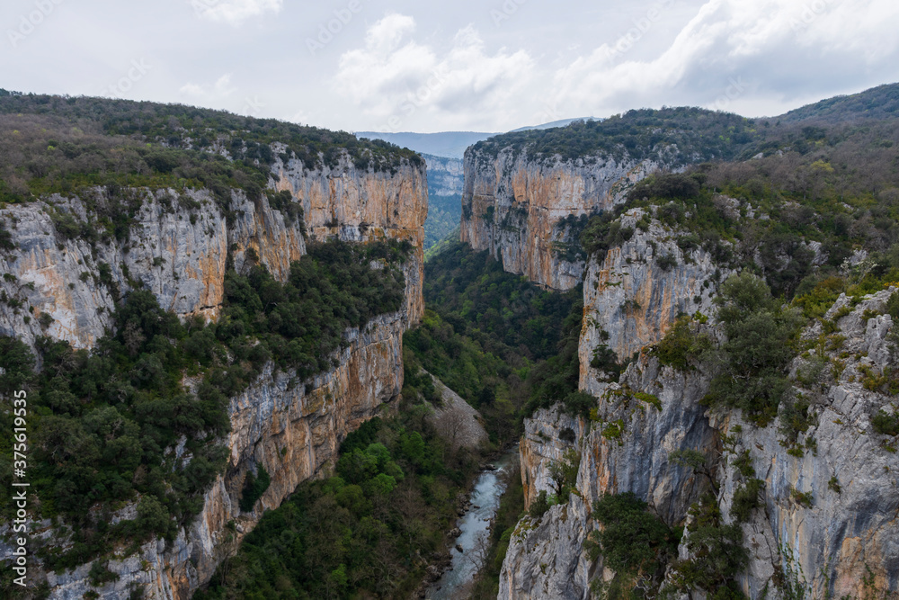 Fototapeta premium Foz de Arbaiun, Navarra