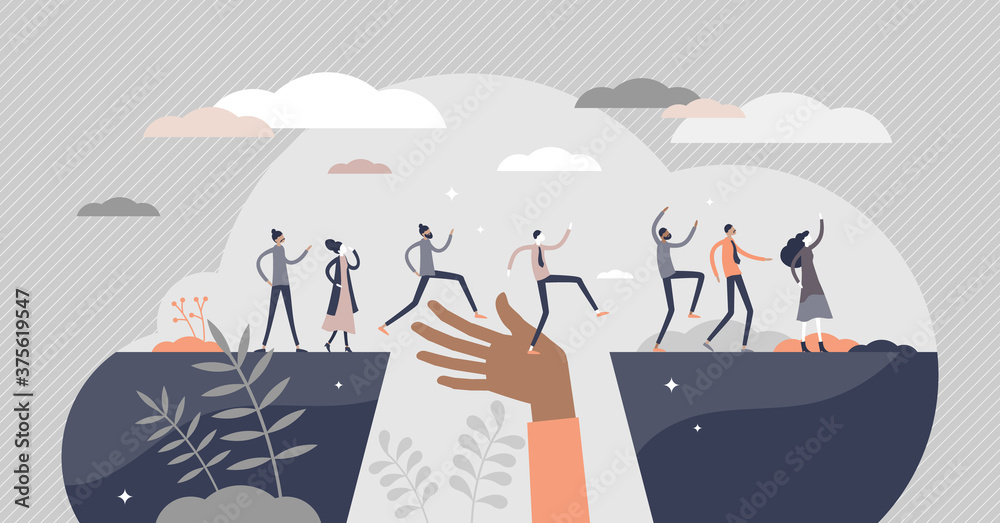 © VectorMine - Support as help service assistance with insurance care tiny persons concept © VectorMine - Support as help service assistance with insurance care tiny persons concept