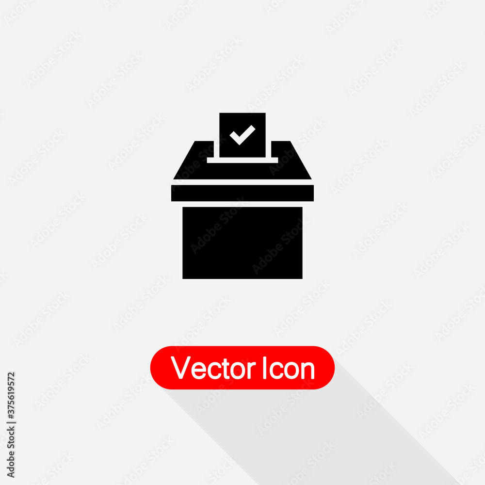 Vote Icon, Election Box Icon Vector Illustration Eps10 Vote Icon, Election Box Icon Vector Illustration Eps10