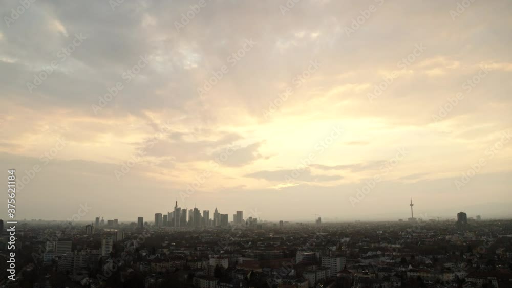 Scenic cityscape view, Frankfurt, Hesse, Germany Scenic cityscape view, Frankfurt, Hesse, Germany