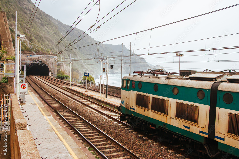 Corniglia Train Station in Italy Corniglia Train Station in Italy