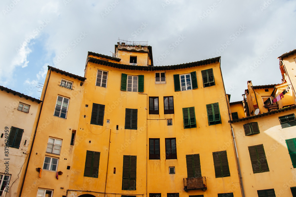 Italian Architecture in Lucca Italy